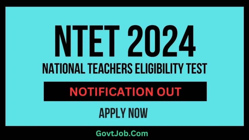 NTA NTET 2024 Exam