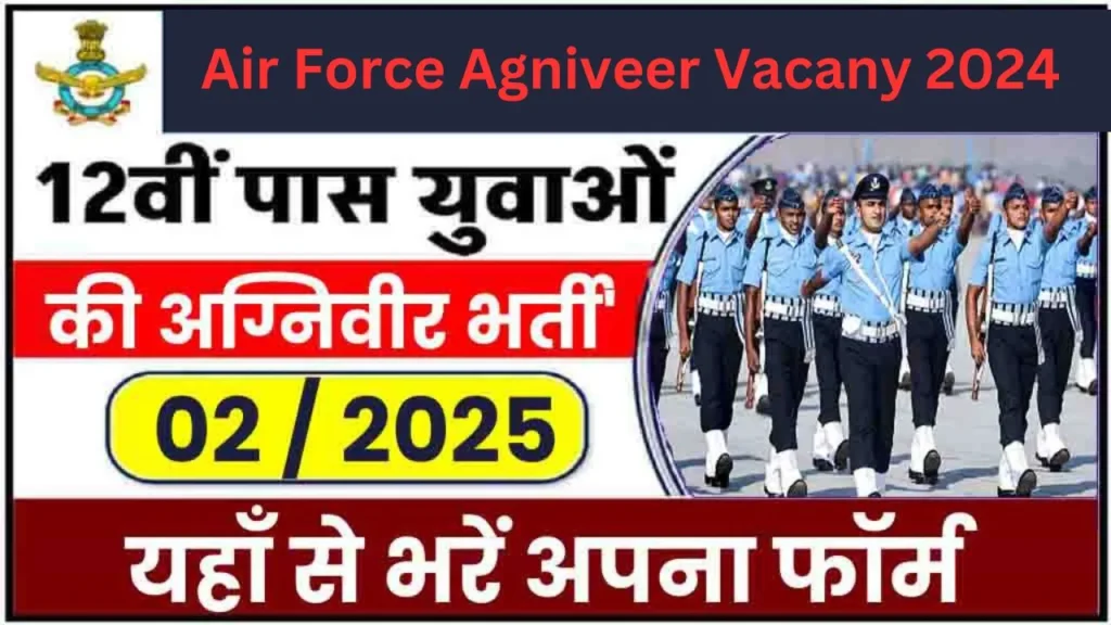 Air Force Agniveer Vacancy 2024